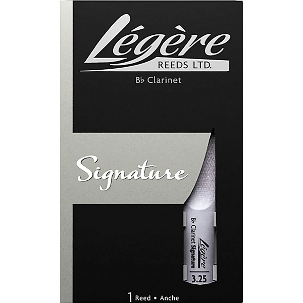 Legere Reeds Signature Series Bb Clarinet Reed Strength 3.25