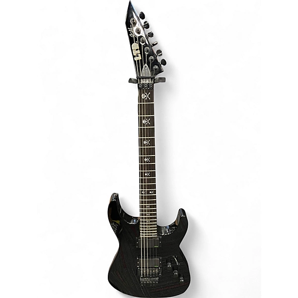 Used ESP LTD KH602 Kirk Hammett Signature Black Solid Body Electric Guitar