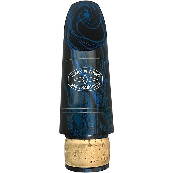 Clark W Fobes San Francisco 10K Blue Clarinet Mouthpiece CF Blue