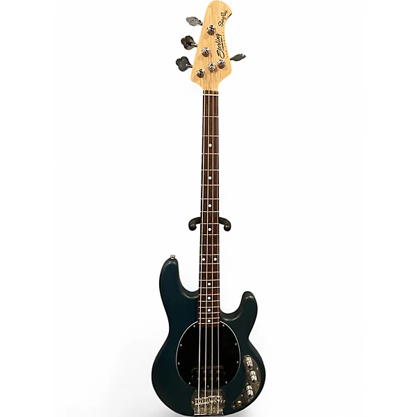 Used Sterling by Music Man Ray4 Blue Electric Bass Guitar