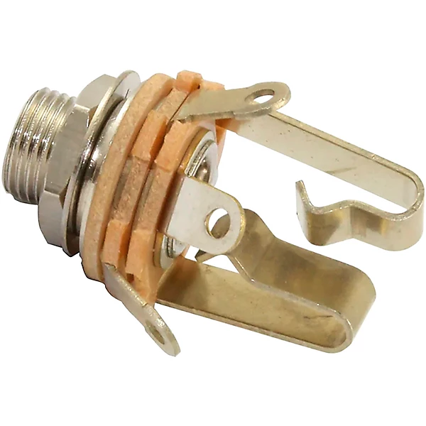 Allparts Switchcraft 1/4 Stereo Output Jack, 1/4 Long Threads Single