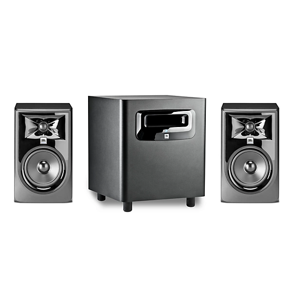 JBL 2.1 Studio Bundle With 305P MkII 5 Powered Studio Monitor Pair & LSR310S 10 Powered Studio Subwoofer