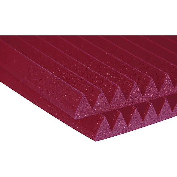 Auralex 2 Studiofoam Wedge 2'x2'x2 Panels 12-Pack Burgundy 2