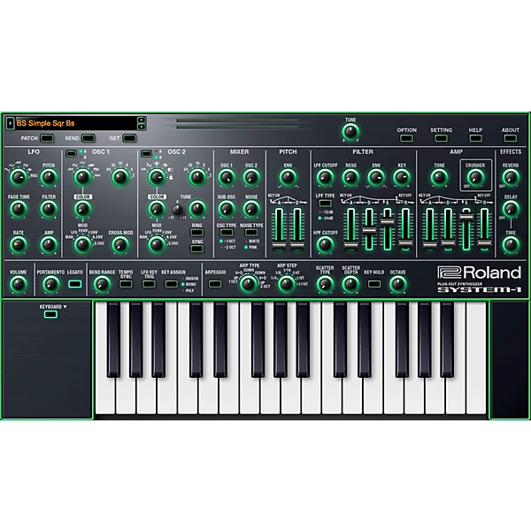 Roland Cloud Cloud SYSTEM-1 Software Synthesizer (Download)