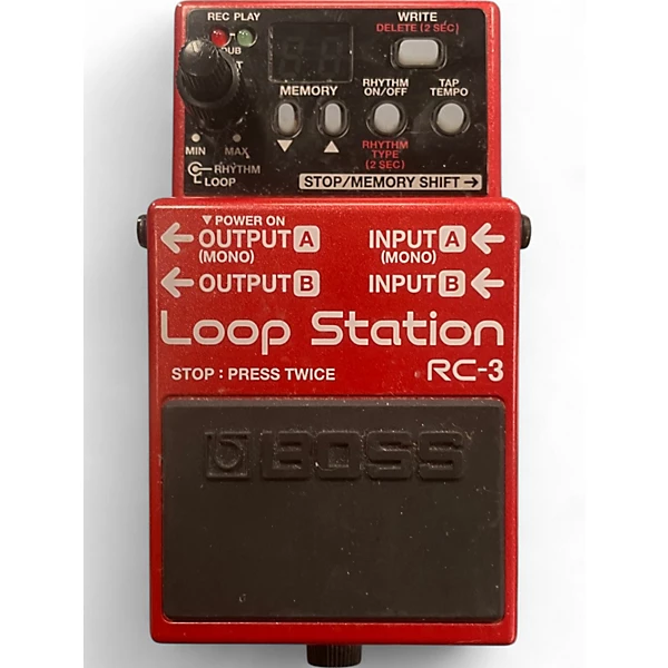 Used BOSS RC3 Loop Station Pedal