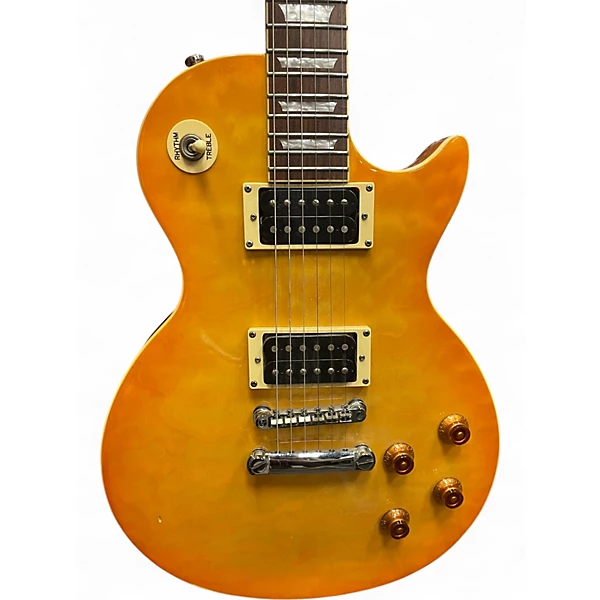 Used Epiphone Les Paul Butterscotch Solid Body Electric Guitar 4 Used Epiphone Les Paul Butterscotch Solid Body Electric Guitar