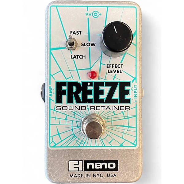 Used Electro-Harmonix Freeze Sound Retainer Compression Effect Pedal