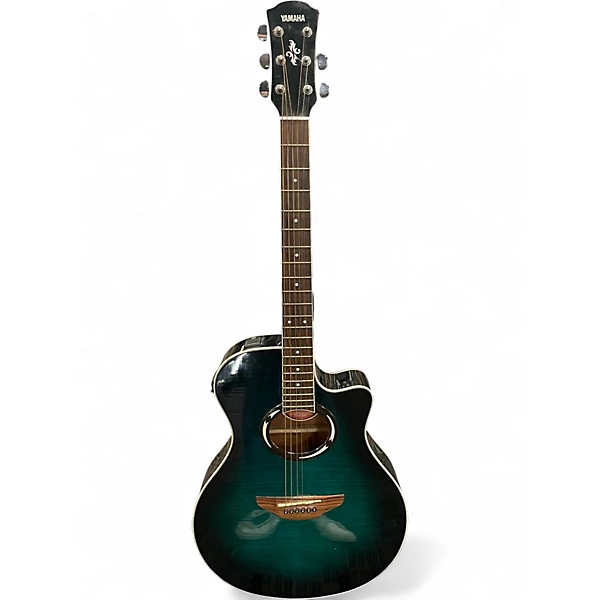 Used Yamaha APX500 Blue Burst Acoustic Electric Guitar
