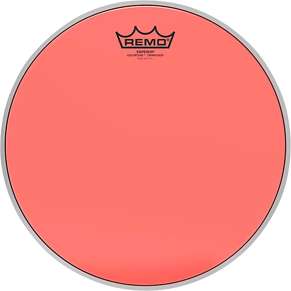 Remo Emperor Colortone Crimplock Red Tenor Drum Head 12 in.