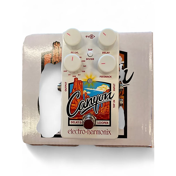 Used Electro-Harmonix Canyon Delay and Looper Effect Pedal