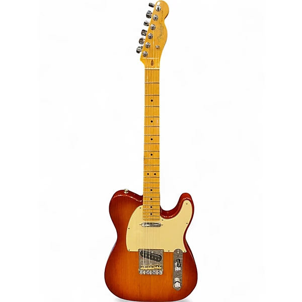 Used 2021 Fender American Professional II Telecaster Sienna Sunburst Solid Body Electric Guitar