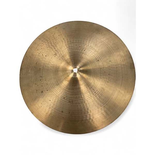 Used Zildjian 14in New Beat Hi Hat Pair Cymbal 6 Used Zildjian 14in New Beat Hi Hat Pair Cymbal