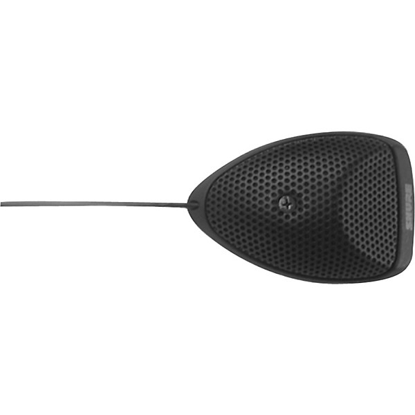 Shure MX391/O Microflex Omnidirectional Boundary Microphone Black Omni