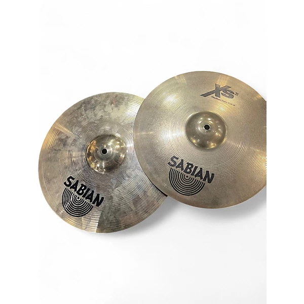 Used SABIAN 14in XS20 Medium Hi Hat Pair Cymbal