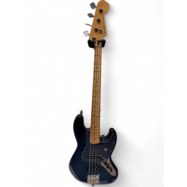 Used Fender Modern Player Jazz Bass Blue Burst Electric Bass Guitar