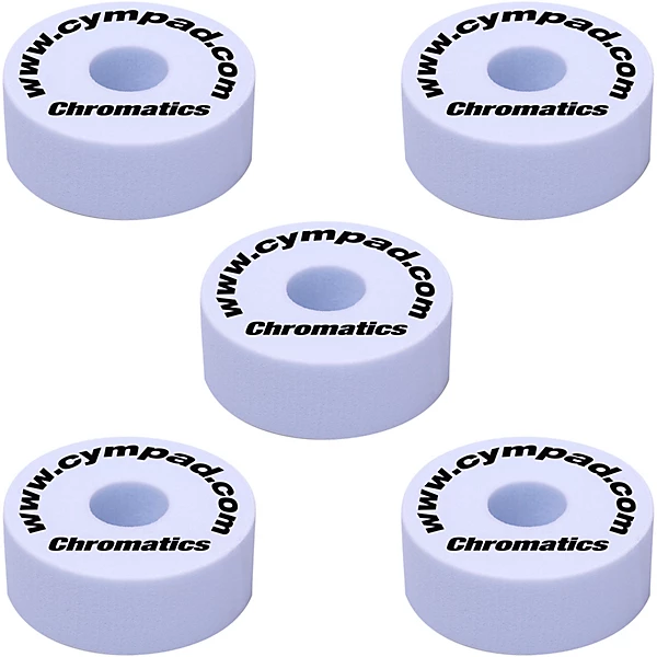 Cympad Chromatics Foam Cymbal Washer 5-Piece Crash Set White