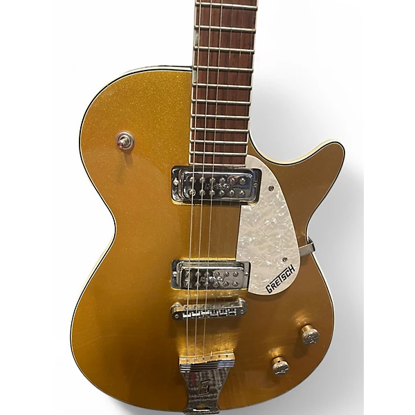 Used Gretsch Guitars G5220 Electromatic Gold Hollow Body Electric Guitar 4 Used Gretsch Guitars G5220 Electromatic Gold Hollow Body Electric Guitar