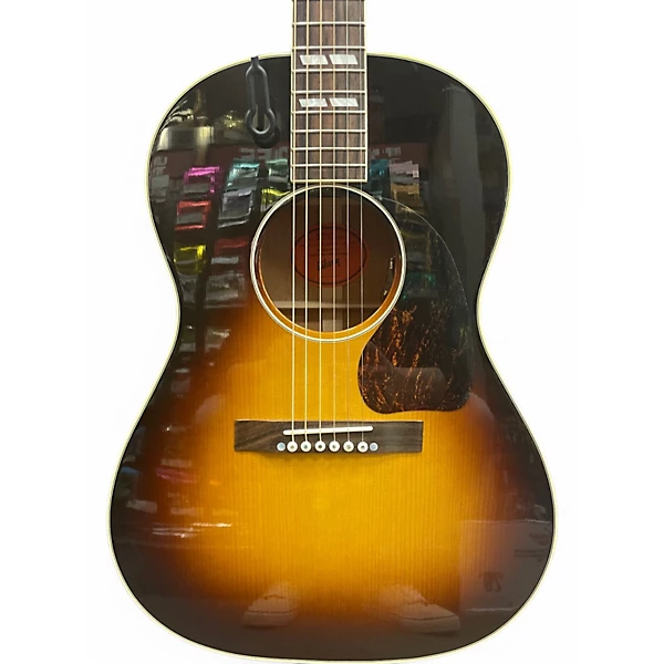 Used Gibson LG2 Western 2 Tone Sunburst Acoustic Electric Guitar 4 Used Gibson LG2 Western 2 Tone Sunburst Acoustic Electric Guitar