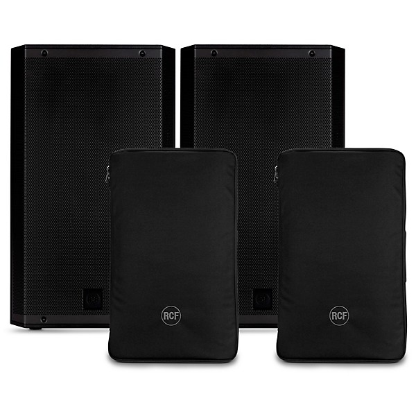 RCF ART 935-A 15 Powered Speaker Pair With Covers