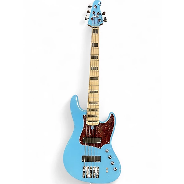 Used Anaconda Ultra J5 Essence Blue Electric Bass Guitar