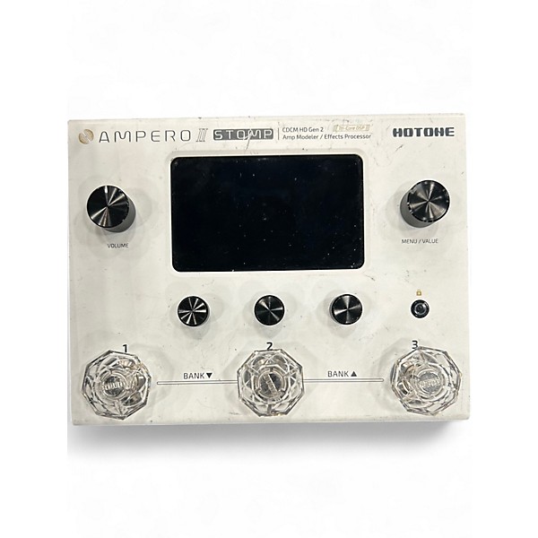 Used Hotone Effects Ampero II Stomp Effect Processor 4 Used Hotone Effects Ampero II Stomp Effect Processor