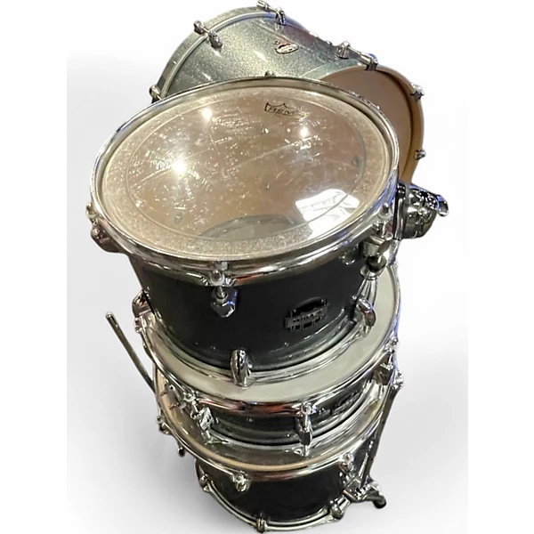 Used Mapex 4 Piece Mars Blue Drum Kit 6 Used Mapex 4 Piece Mars Blue Drum Kit