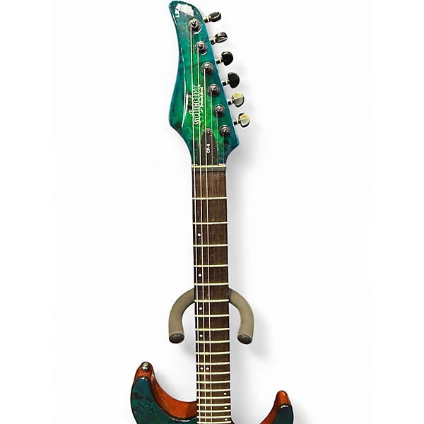 Used Schecter Guitar Research CR-6 AQUA BURST Solid Body Electric Guitar 6 Used Schecter Guitar Research CR-6 AQUA BURST Solid Body Electric Guitar
