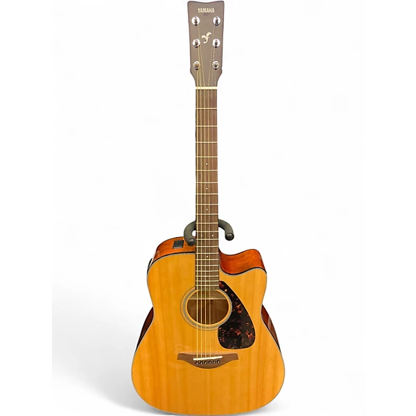 Used Yamaha FGX800C Natural Acoustic Electric Guitar