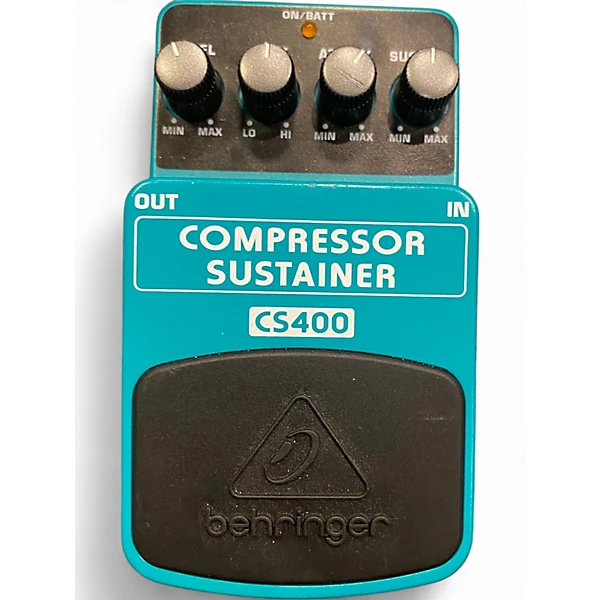 Used Behringer CS400 Compressor Sustainer Effect Pedal