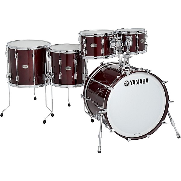 Yamaha 5-Piece Recording Custom Shell Pack With 22 Bass Drum Classic Walnut