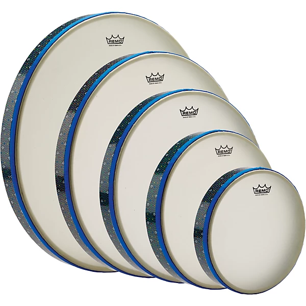 Remo Thinline Frame Drum Full Set - 8, 10, 12, 14, 16 Thumbs up