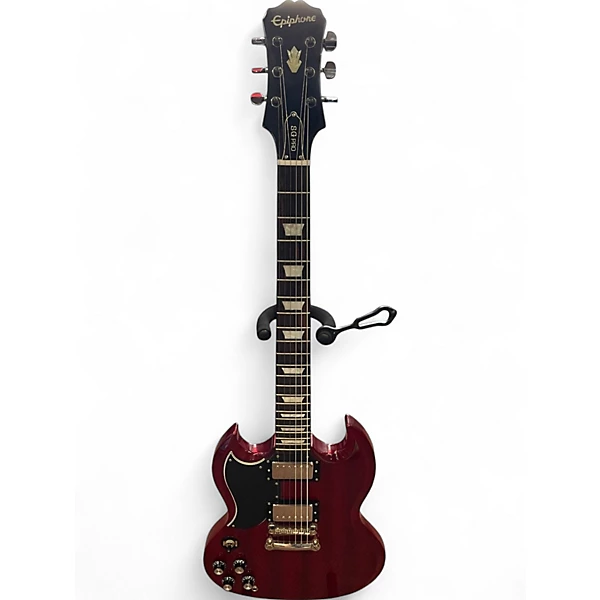 Used Epiphone G400 Black Solid Body Electric Guitar
