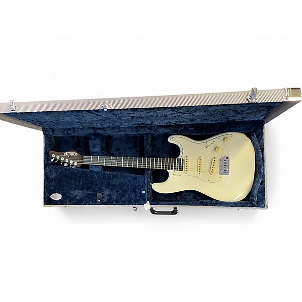 Used Schecter Guitar Research NICK JOHNSTON USA SIGNATURE Olympic White Solid Body Electric Guitar 6 Used Schecter Guitar Research NICK JOHNSTON USA SIGNATURE Olympic White Solid Body Electric Guitar