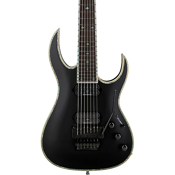B.C. Rich Shredzilla 7 Prophecy Archtop with Floyd Rose 7-String Electric Guitar Matte Black