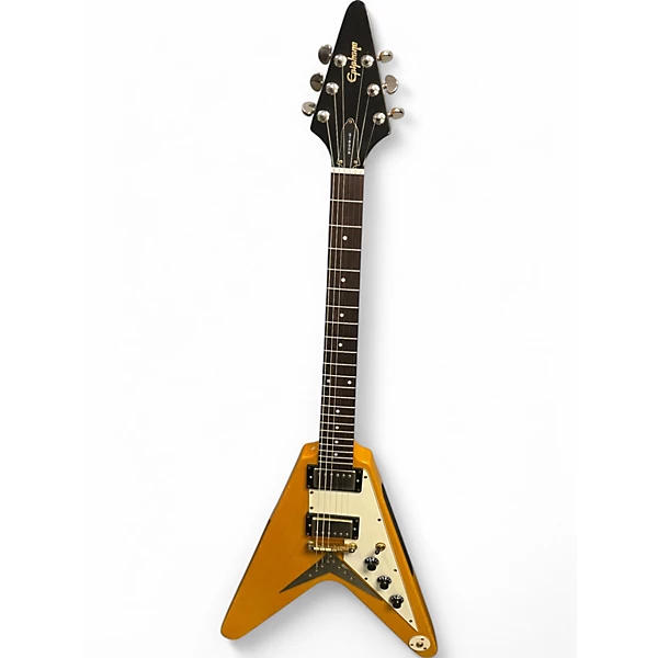 Used Epiphone Flying V ‘58 Antique Natural Solid Body Electric Guitar