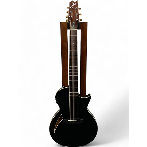 Used ESP LTD TL7 Black Acoustic Electric Guitar