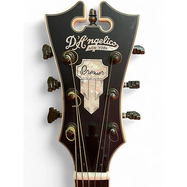 Used D'Angelico Premier Delancey Cutaway Dreadnought white Acoustic Electric Guitar 6 Used D'Angelico Premier Delancey Cutaway Dreadnought white Acoustic Electric Guitar
