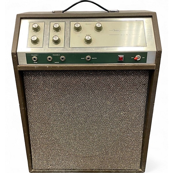 Vintage 1960s Silvertone Sears 1422 40XL Combo Tube Guitar Combo Amp