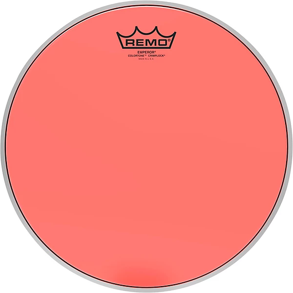 Remo Emperor Colortone Crimplock Red Tenor Drum Head 6 in.