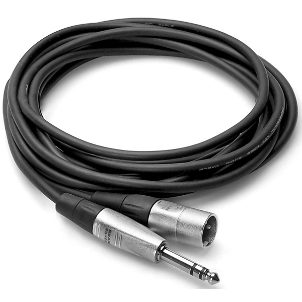 Hosa HSX-005 Pro Balanced Interconnect, REAN 1/4 TRS to XLR3M (5ft) 5 ft.