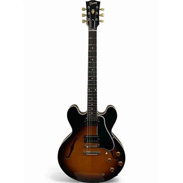 Used Gibson 1959 Reissue ES335 Vintage Sunburst Hollow Body Electric Guitar 6 Used Gibson 1959 Reissue ES335 Vintage Sunburst Hollow Body Electric Guitar