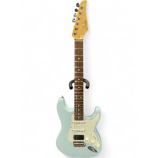 Used Suhr Classic Antique Sonic Blue Solid Body Electric Guitar