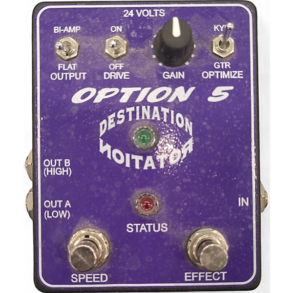 Used Option 5 Destination Rotation Effect Pedal