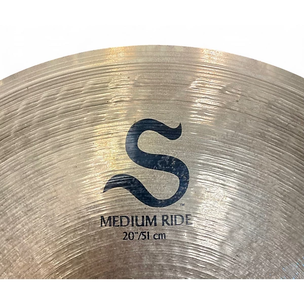 Used Zildjian 20in S Family Medium Ride Cymbal 4 Used Zildjian 20in S Family Medium Ride Cymbal