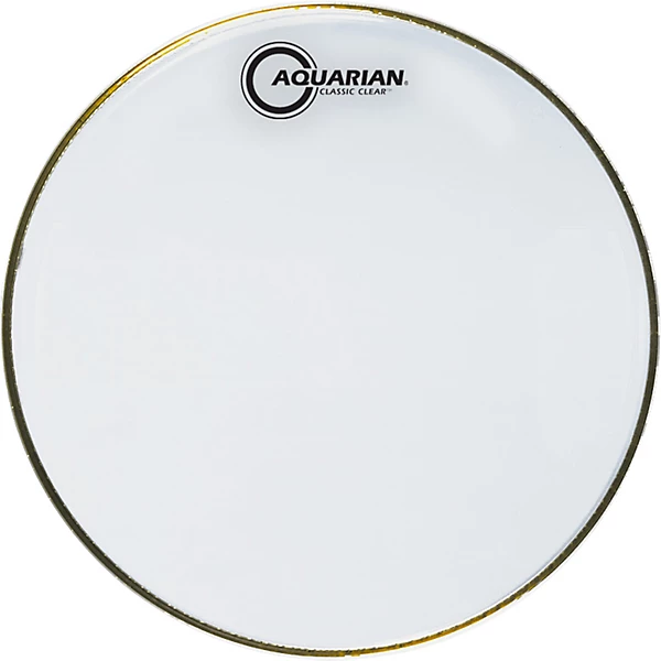 Aquarian Classic Clear Drumhead Black 15 in.