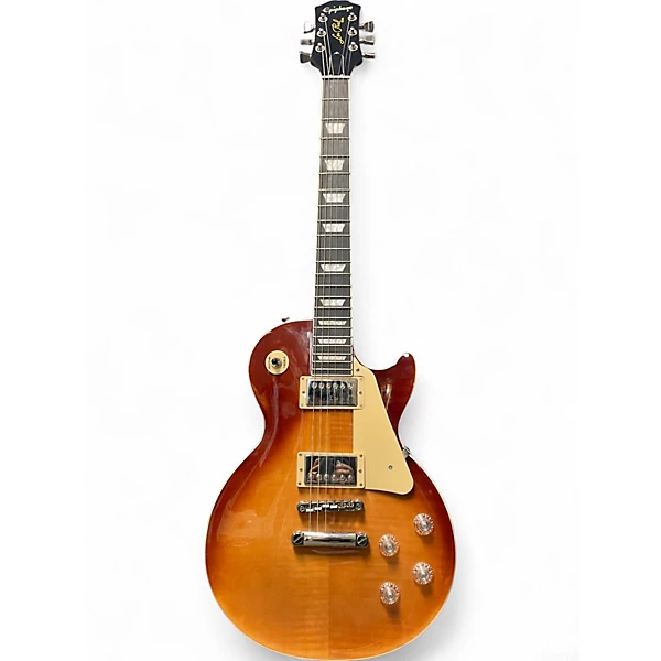 Used 2021 Epiphone Les Paul Modern Figured Cafe Latte Burst Solid Body Electric Guitar