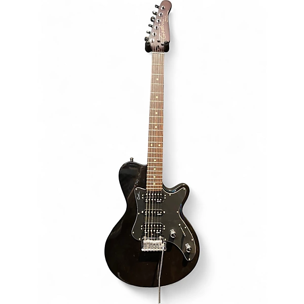 Used Godin Parts Guitar (SDXT Body and Session Neck) Black Solid Body Electric Guitar