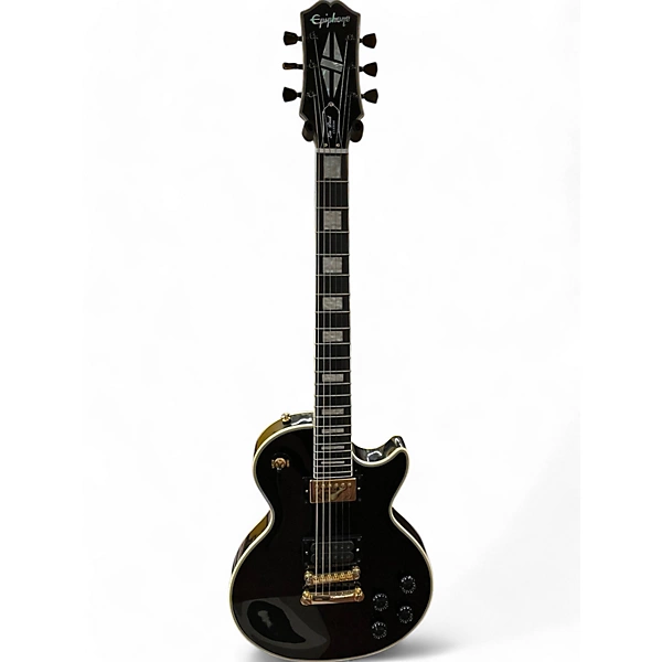 Used 2020s Epiphone Les Paul Custom GREY Solid Body Electric Guitar
