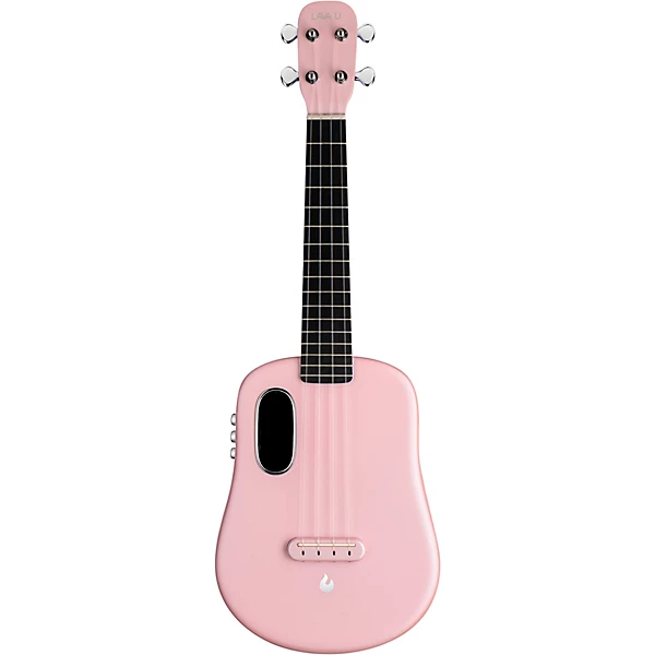 LAVA MUSIC LAVA U 23 FreeBoost Acoustic-Electric Ukulele With Space Bag Sparkle Pink