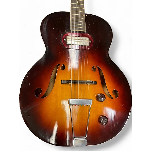Used Harmony H51 2 Color Sunburst Hollow Body Electric Guitar